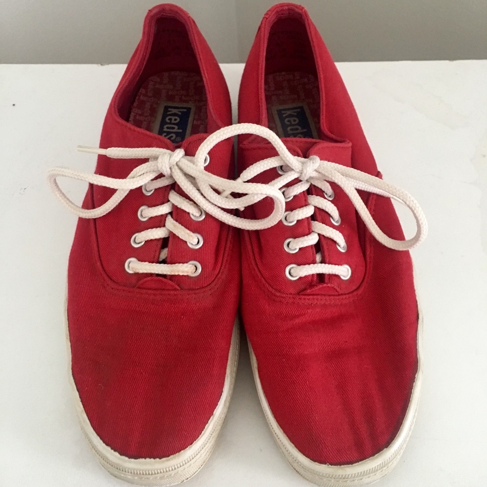 Authentic Red Keds, Size 7